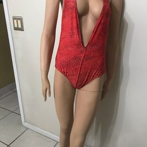 Fabulous Red Snake Skin bathing suit 🐍